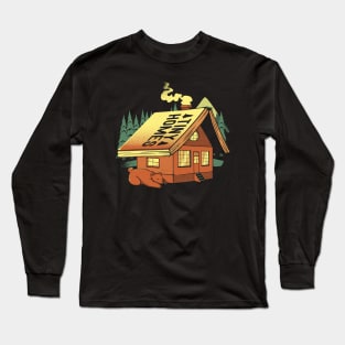 Tiny Homes Cabin on Woods by Tobe Fonseca Long Sleeve T-Shirt